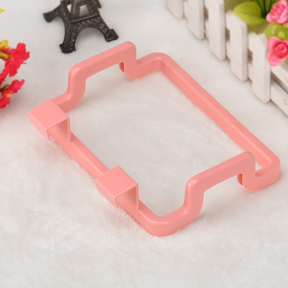 Portable Cupboard Door Back Hanging Trash Rack Storage Kitchen Garbage Rubbish Bag Can Holder Hanging Kitchen Cabinet Trash Rack