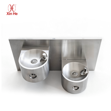 Wall Mounted Dual Height Vandal-Resistant Drinking Fountain