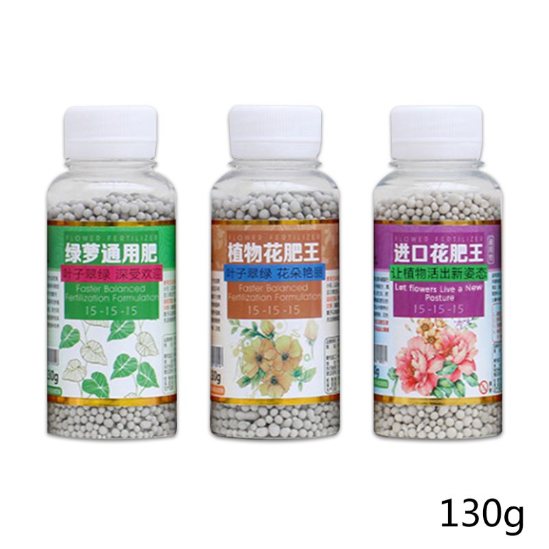 130g! Granule Plant Food Organic Npk Fertilizer Spreader For Flower Green Radish Succulent Orchid Foliar Fertilizer