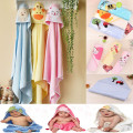 Fashion Baby Hooded Towel Karters Boy Girl Bath Blankets 75x75CM 3 Pieces/Pack