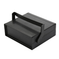 1PC Waterproof Plastic Electronic Enclosure Project Box Instrument Accessories Desk Case Shell With Handle Black 200*175*70mm