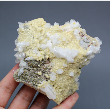 316g natural Calcite and Dolomite Symbiotic Mineral Specimen stones and crystals healing crystals quartz gemstones free shipping