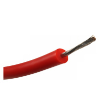 Silicone insulated flexible heat-resistant cable