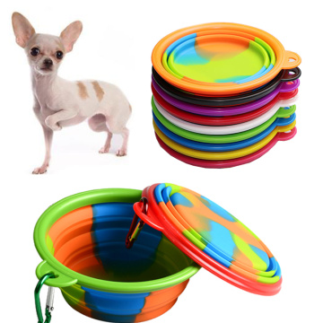 9 colors Camouflage Pet Bowl with Buckle Water Food Container Pet Feeder for Small Dogs Puppy Feeding Bottle Bowls Dog Suppliesl