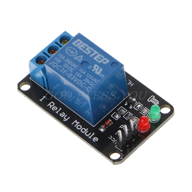 1PCS 1 Channel 3V Relay Module 3.3V Low Level Shooting with Lamp Drop Shipping
