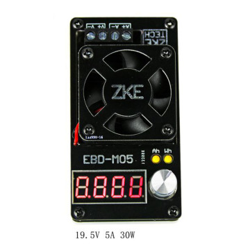 EBD-M05 Mini Electronic Load Tester Battery Capacity/Power Bank/Charger and Mobile Power Test Equipment 0.1-19.5V 5A 30W