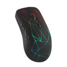 Bluetooth 5.0+2.4G Dual-mode wireless Mouse Rechargeable Colorful LED Gaming Portable Mause 1600 DPI Optical USB Mice For Laptop