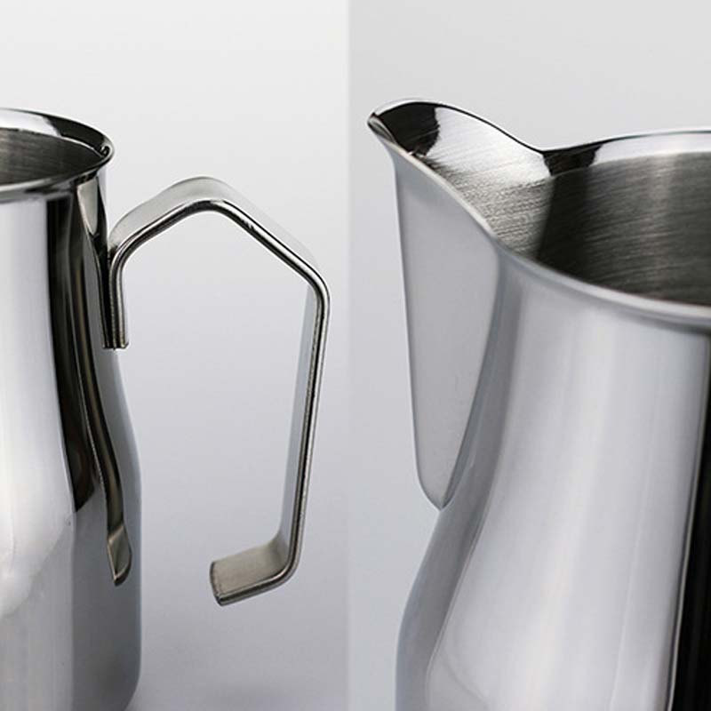 Stainless Steel Milk Frothing Jug Thick Coffee Milk Foamer Mugs Italian Latte Art Jug Milk Pitcher Frother Cup 350/500/700Ml