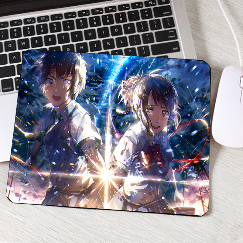 Mairuige Animation Product Small Mini Size Computer Mousepad Anime Style Your Name Kimi No Na Wa Pattern Printed Diy Tablemat