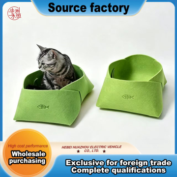 Warm Felt Cat Bed For Indoor Kitten