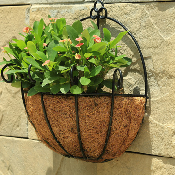 Garden Hanging Coconut Basket Liner Balcony Vegetable Flower Growing Pot Basket Liners Planter Wall Home Decoration