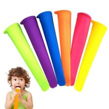 DIY Ice Cream Mold Candy Color Push Up Ice Cube Lolly Mould Silicone Handheld Popsicle Maker Tools Kids Summer Gift