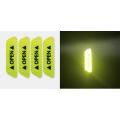 4 PCS/set Car Reflective Strips Car Door Wheel Eyebrow Sticker Decal Safety Mark Reflective Strips Warning Tape Stickers