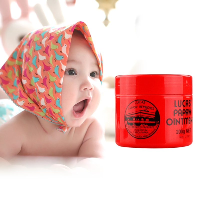 Australia LUCAS PAPAW Ointment 75g Skin Care Topical Application for Boils Burns Chafings Open Wounds Insect Bites Nappy Rash