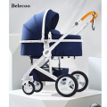 Belecoo High Landscape Baby Stroller 2 in 1 Portable Baby Pram High Quality Pushchair for 0-3 Years Baby