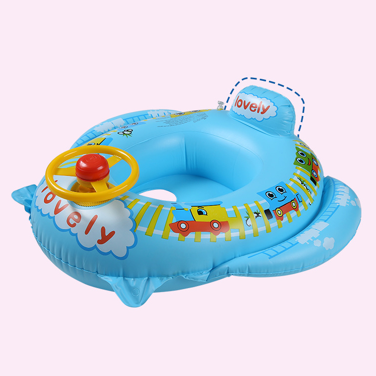 Inflatable Baby Swim Seat Boat Kiddie Toddler Float 6
