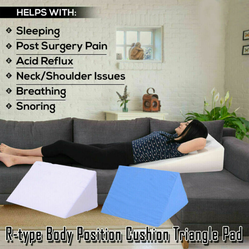 Multi-function Orthopaedic Leg Raise Acid Reflux Pillow Solid Color Foot Rest Bed Wedge Support Cushion
