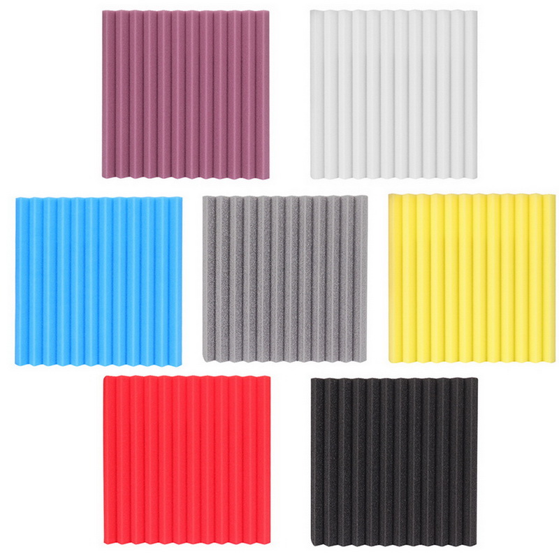 1 Soundproofing Foam Studio Acoustic Panels Studio Foam Wedges 30*30*2.5cm Soundproof Absorption Treatment Panel