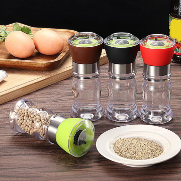1Pcs Pepper Cook Mills Grinder Spice Salt Kitchen Tool Coffee Grid ABS And Stainless Steel Material Abrader Kitchen Bar Supplies