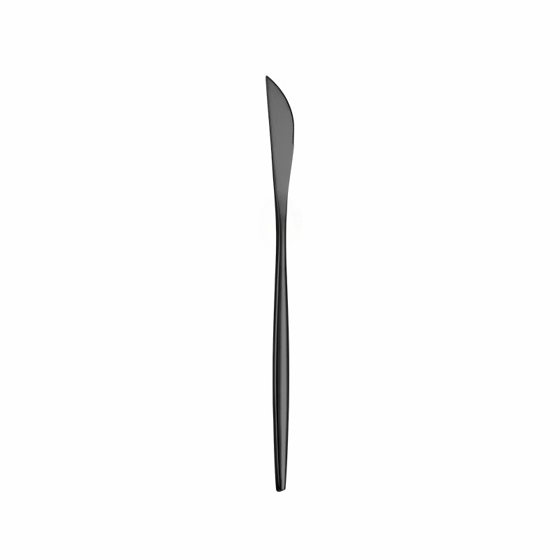 Black Tableware Stainless Steel Cutlery Complete Fork Spoon Knife Cutlery Set Black Spoon Set Dinner Set Restaurant Dropshipping