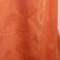 100cm*140cm Soft dress shirt sleepwear fabric cotton viscose rayon tissu jacquard leaf orange