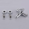 Silver Bathroom Shower Faucets Bathtub Faucet Mixer Tap Body Brass Tap Wall Mounted