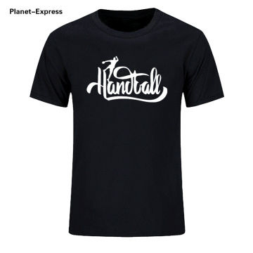 2018 Summer Handball Cotton T Shirt Short Sleeve Casual O Neck Tops Tee Masculina Plus Size XS-XXXL