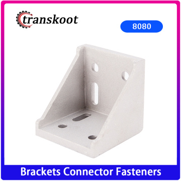 CNC DIY 8080 Corner Fitting 80x80 Home Decorative Angle Brackets Aluminum Profile Accessories connector