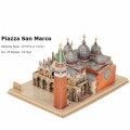 DIY 3D Miniature House Model Puzzle Piazza San Marco Handmade Craft Assembling