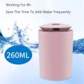 Air Humidifier with Usb Rechargeable Led Lights for Home Car Lightweight Environmentally Friendly Materials