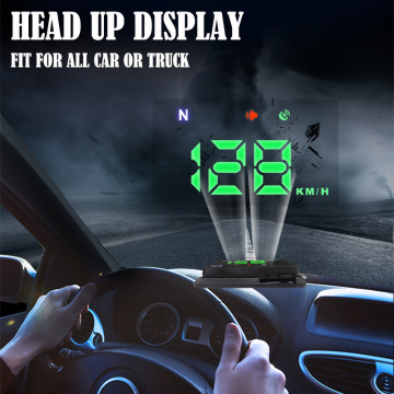 HUD Display Car Alarm Projector on-Board Computer Auto Navigator GPS Speedometer Projection on Car Windshield Head Up Display