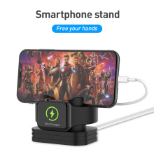 Portable Charging Dock Station Soft Silicone Desk Charging Base Anti-Fall Stand Holder For Earphone Case Charger Desktop Stand