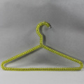 Yellow Crystal Bead Clothes Hanger
