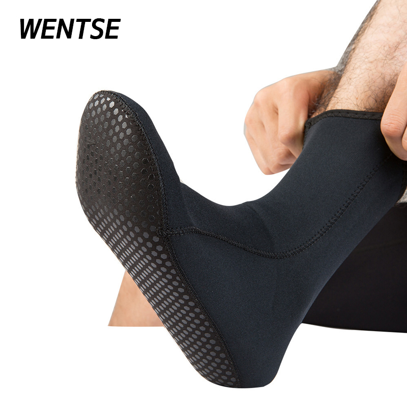 3MM Neoprene Diving Socks Boots Water Shoes Beach Booties Snorkeling swimming Wetsuit scuba Diving Surfing Shoes for Men Women