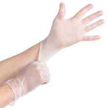 food contact disposable gloves vinyl powder free