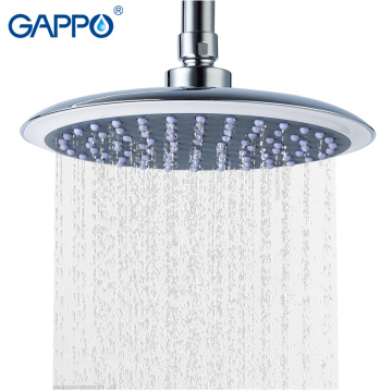 Gappo Round shower heads ABS chrome Rainfall Spray bathroom accessories Shower faucet replacement water saving shower head G14