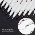Metallic Markers Paint Pen Calligraphy Brush Pens 10colors for DIY Birthday Greeting Gift Thank You Card, Scrapbook Photo Album