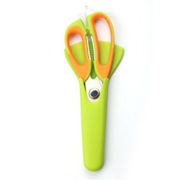 3 Colors Stainless Steel Multifunctional Kitchen Scissor Multipurpose Home Use Scissor For Peeling Decaping Chicken Cutting