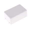 2 Pieces White Plastic Waterproof Cover Project Electronic Instrument Case Enclosure Box 70 X 45 X 30mm