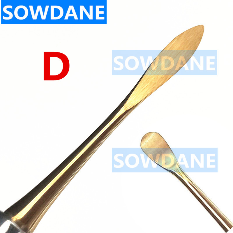 Double Ends Dental Implant Periosteal Elevator Seperator Peristeel Splitter Tool for Reflecting and Retracting Titanizing Tip