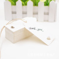 100pcs Retro Kraft Paper Love Rectangle Tag Hanging Paper Card Baking Pendant Party DIY Message Card Bookmark Blank Card Gift