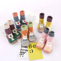 Baby Toddler Shoes Non-Slip Animal Rabbit Bear Sock Floor Anti-Off Foot 5Sizes F-16 5Colors TB