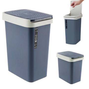 High Quality Plastic Waste Bin Trash Bin Nordic Simple Dustbin Can Trash Garbage Bin Dust Bin Storage Bucket Home Office Retail