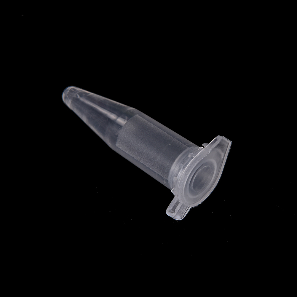 50 PCS 1.5ml Lab Clear Micro Plastic Test Tube Centrifuge Vial Snap Cap Container for Laboratory Sample Specimen Lab Supplies