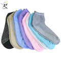 1 Pair Yoga Socks Women Anti slip Silicone Pilates Ballet Socks Gym Fitness Sport Socks Cotton Breathable Elasticity Socks