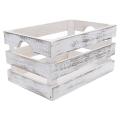 1 Pc Durable Storage Holder Stack-Able Storage Bin Wooden Decoration Home Storage Box (Crate )