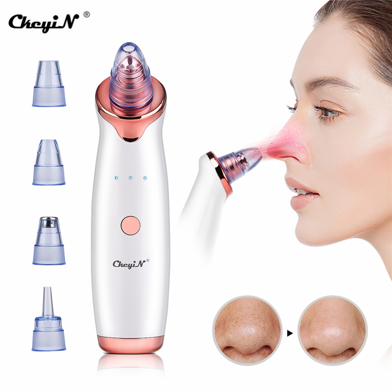 Electric Vacuum Suction Blackhead Remover Diamond Dermabrasion Acne Extractor Mini Cool Mist Face Sprayer Steamer Skin Hydrator