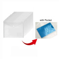 12pcs/set Transparent Plastic A5 Folders with pocket Document Bag Hold Bags Folders Filing Paper Storage Office School Supplies