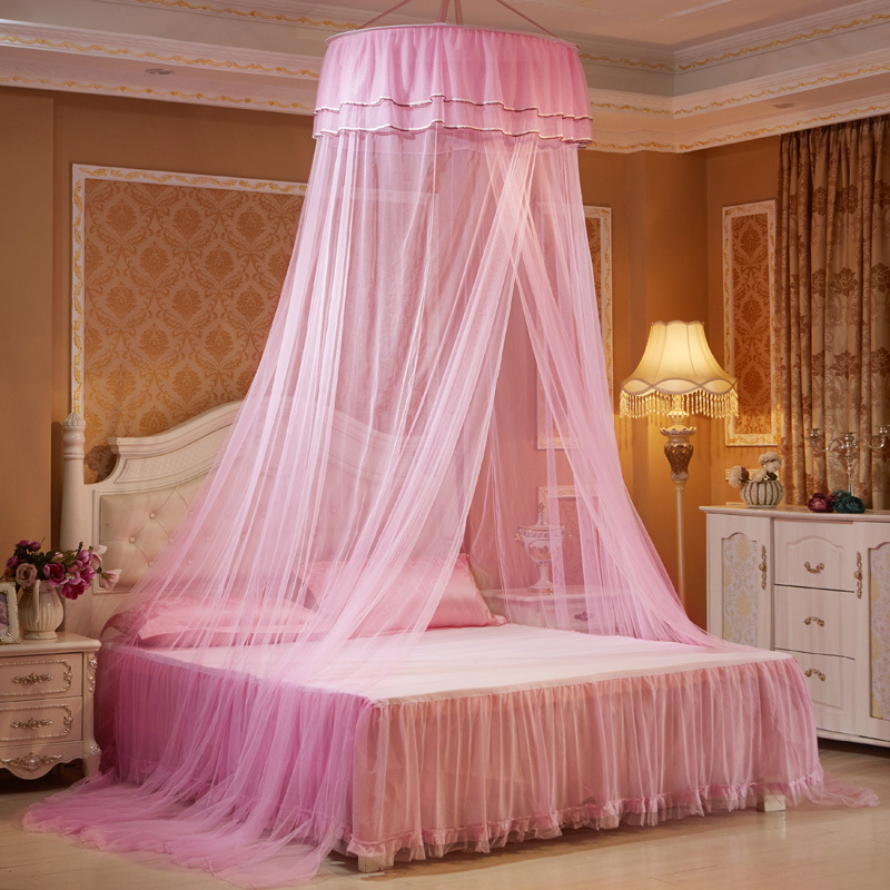 2018 Zanzariera Baby Children Elegant Lace Bed Dome Elegent House Netting Canopy Circular Malla De Round Bedding Mosquito Net