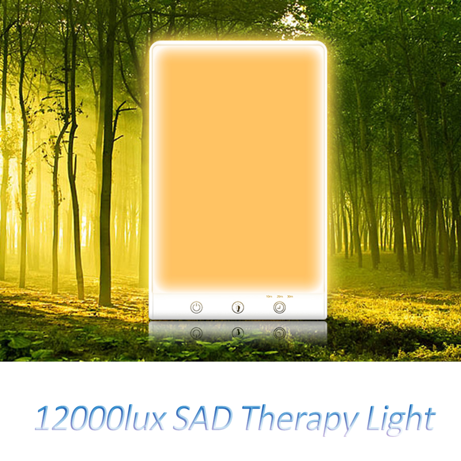 12000 Lux LED SAD Therapy Lamp 3200K 5500K Timming 3 Modes 5V Simulating Natural Daylight Cure Seasonal Affective Disorder